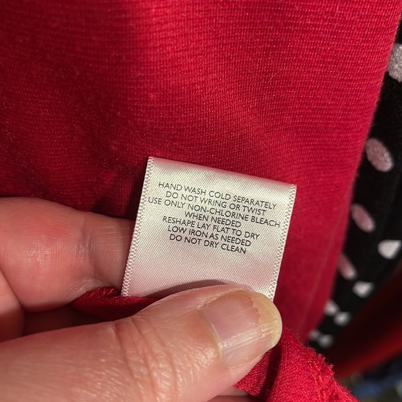 FERVOUR 3X polka dot swing skirt skater dress belted black & red - Picture 5 of 8